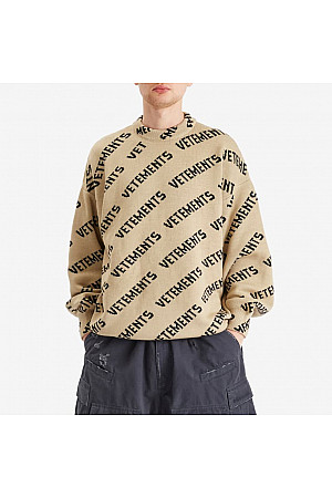 VETEMENTS Vetements Monogram Jumper