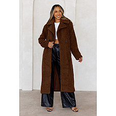 Luxe Teddy Coat Chocolate 