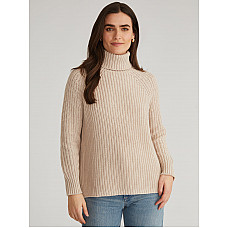 Stella 100% Cotton Shaker Turtleneck Tunic 