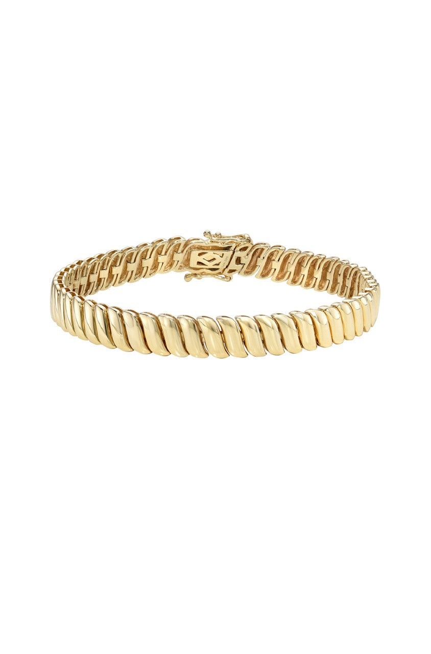 14K Gold Coil Bracelet