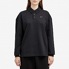 Nike Essential Oversized Long-Sleeve Polo