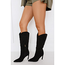 Bilini Selma Boots Black Suede 