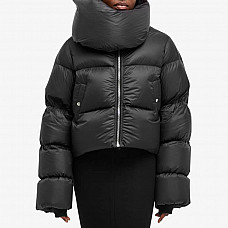 Rick Owens Funnel Neck Jacket