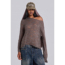 Taupe Stray Knit