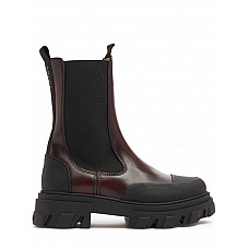 GANNI 50mm Mid cleated Chelsea boots