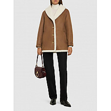 A.P.C. Vanessa faux shearling coat