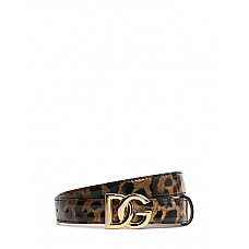 Dolce&Gabbana 25mm Printed leather belt