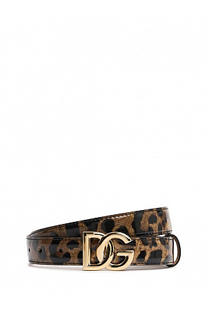 Dolce&Gabbana 25mm Printed leather belt