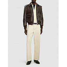 Bally Leather bomber jacket