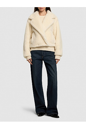 Max Mara Oggeri teddy short coat