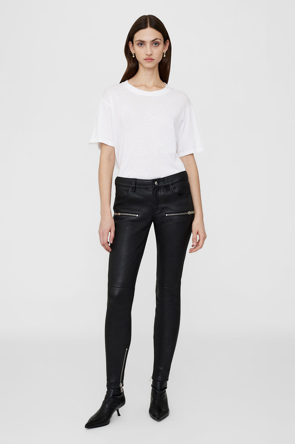 ANINE BING Remy Pant in Black