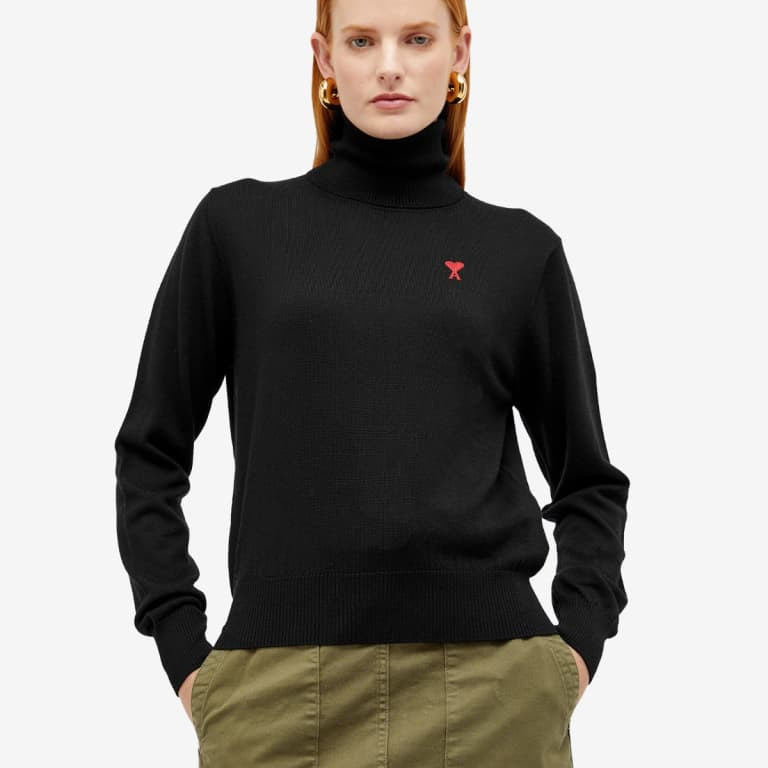 Ami Small ACD Turtleneck Sweater 
