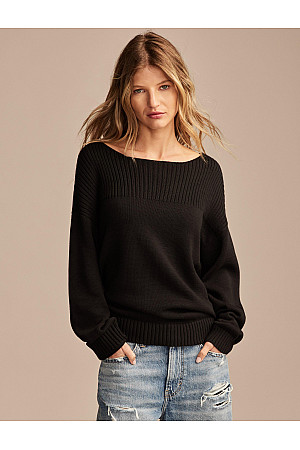 Boatneck Pullover Sweater