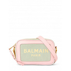 Balmain B-army Logo Canvas Camera Bag