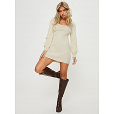 Bohemia Mini Dress Cream