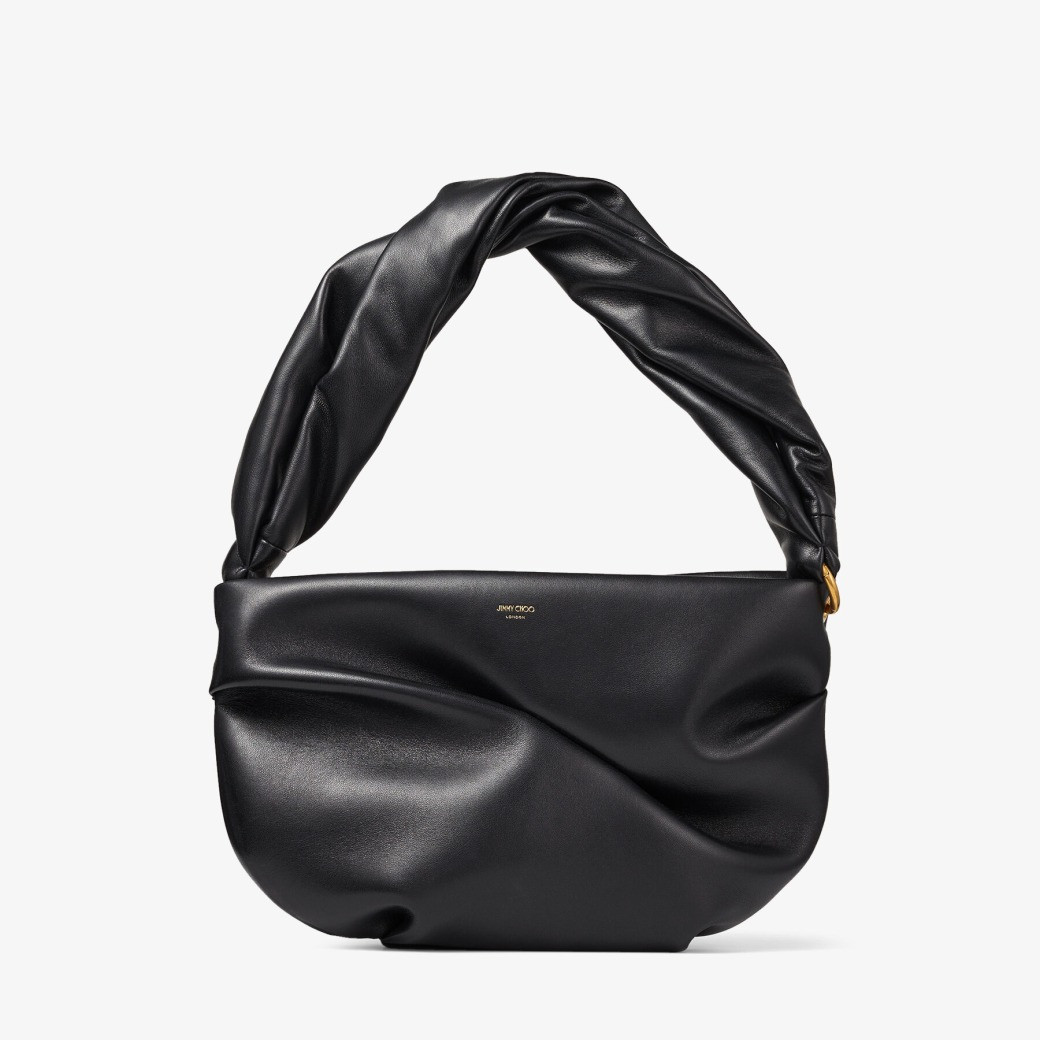 Bonny Shoulder Black Nappa Leather Shoulder Bag