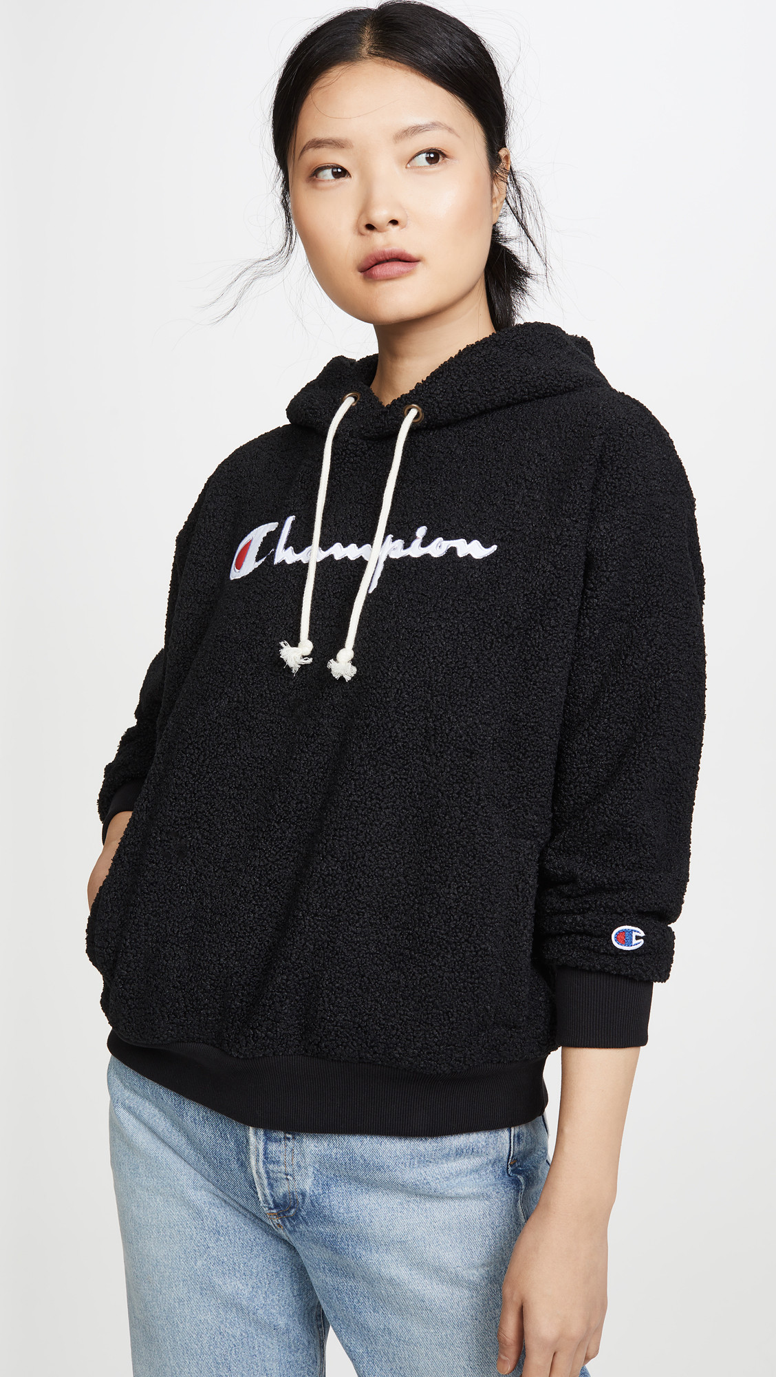 Champion Premium Reverse Weave Big Script Lamb Sweatshirt