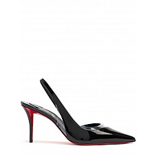 Christian Louboutin 80mm Posticha patent leather & PVC pumps