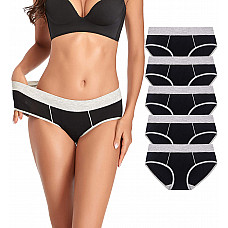 Cotton Underwear for Women Mid Rise