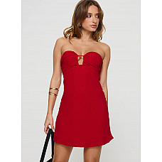 Cyprian Mini Dress Red