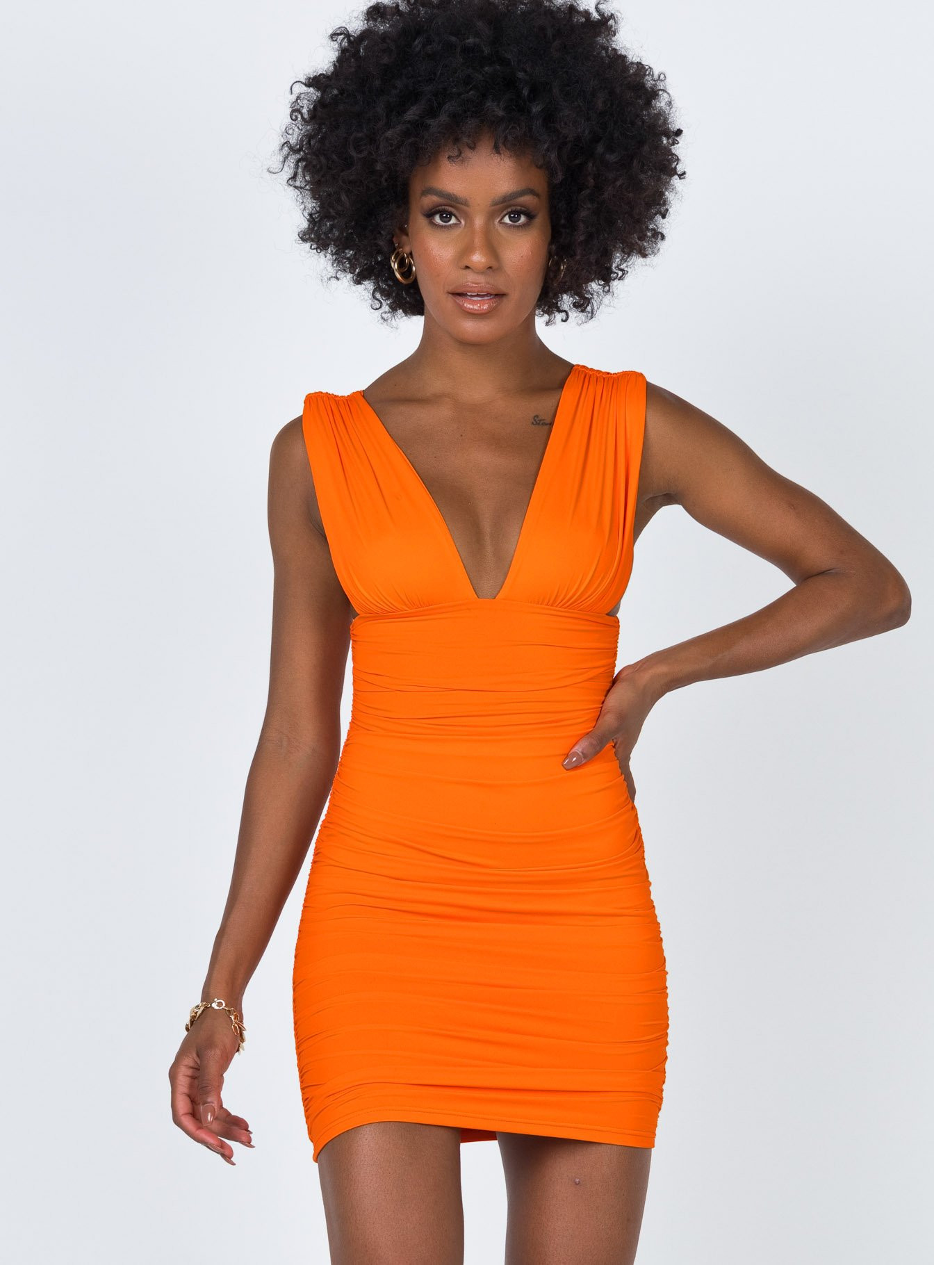 Danielle Mini Dress Orange