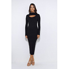 Dating At The Moment Midi Dress Black 