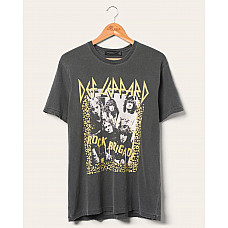 Def Leppard Rock Brigade Vintage Tee