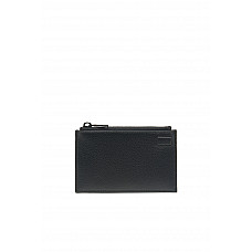 Diesel Slim card holder in grainy leather