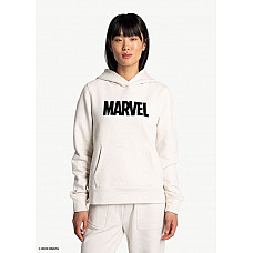 Easy Fleece Hoodie - Marvel Cream Icone