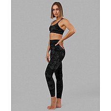 Elixir Full Length Leggings Black Camo