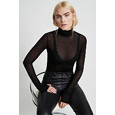 Eloise Sheer Turtleneck