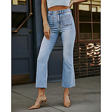 Casual Times High Rise Stretch Straight Jeans