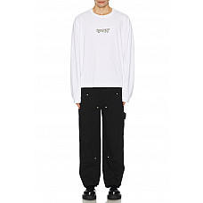 Givenchy Boxy Fit Long Sleeves Tee in White