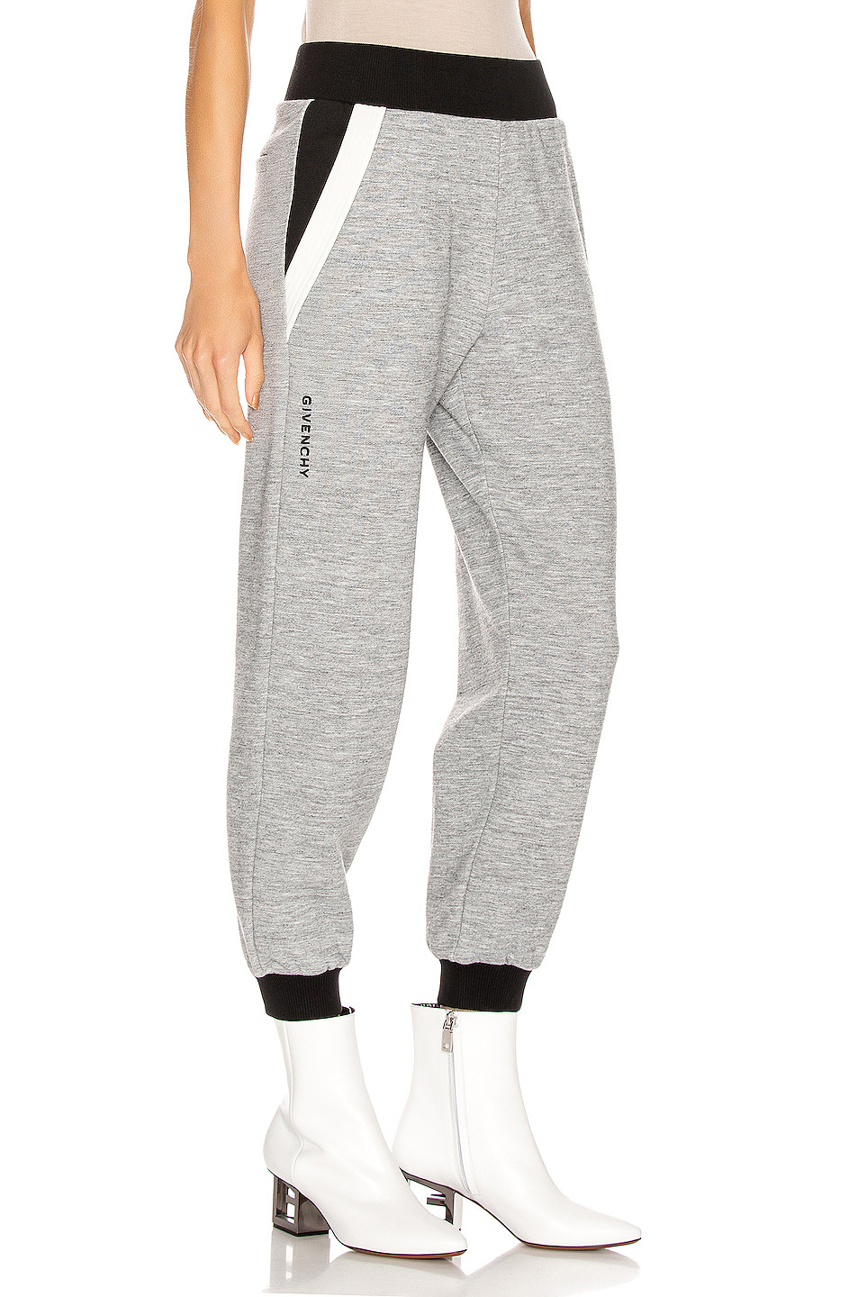Givenchy Cropped Jogger Pant in Grey