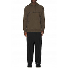 Givenchy Slim Fit Hoodie in Dark Green