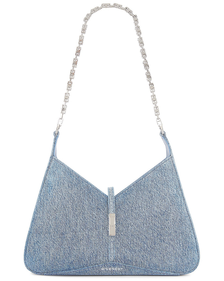 Givenchy Small Cut Out Zipped Bag in Blue