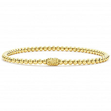 Gold Bead Bracelet 3MM