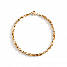 Gold Rope Chain Bracelet