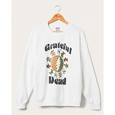 Grateful Dead Bear Ring Flea Market Crewneck Sweatshirt Fleece