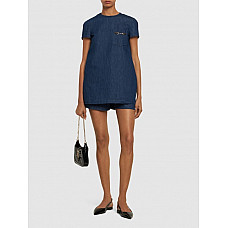 Gucci Denim dress w/ horsebit