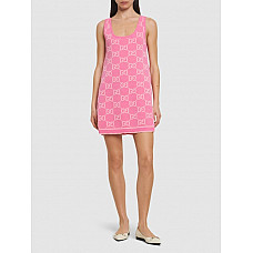 Gucci Gg Cotton Jacquard Dress