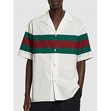 Gucci Gucci 1921 Web Cotton Shirt