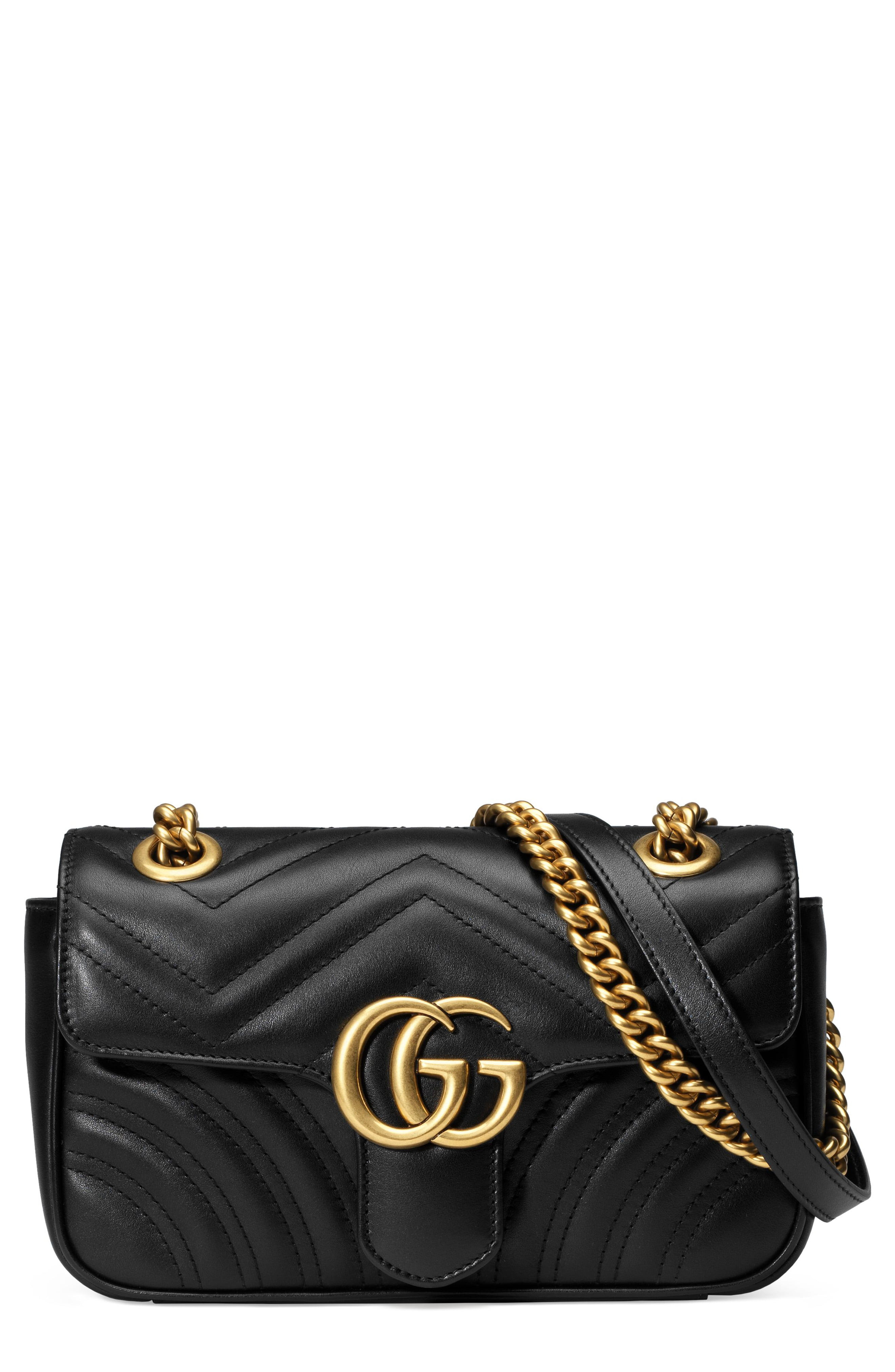 Gucci Mini GG Marmont 2.0 Matelassé Leather Shoulder Bag