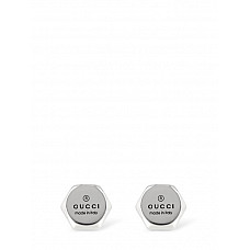 Gucci Trademark Sterling Silver Earrings