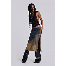 Gypsum Denim Skirt