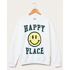 Happy Place Flea Market Fleece Pullover