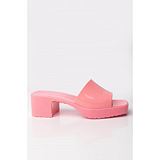 I’m Movin To The City Chunky Sandal in Pink