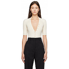 JACQUEMUS Off-White Le Chouchou Le Body Yauco Bodysuit