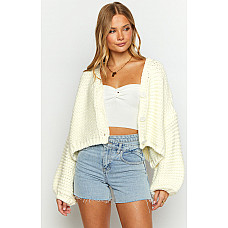 Jen White Knit Cardigan