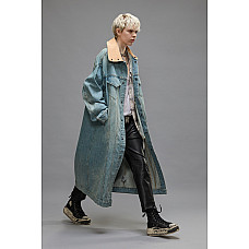 Kat Trucker Coat Corbet Blue